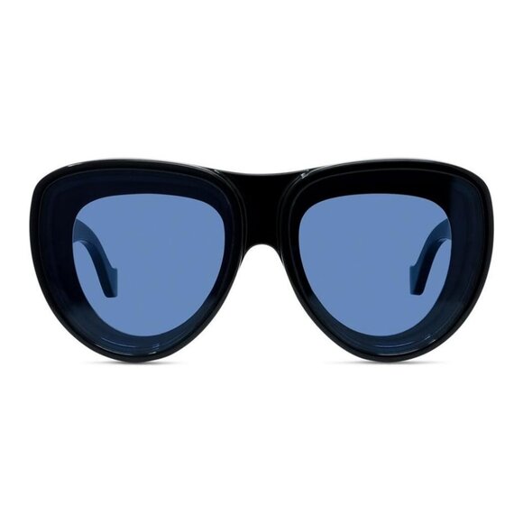 New LOEWE Signature Black Cat Eye LW40170U 01V Sunglasses Women - Picture 2 of 3